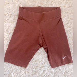 Nike Mauve 9in Biker Shorts